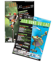 Affiches et tracts Les Sons du lac