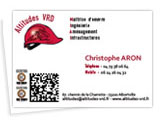 carte de visite Altitudes VRD